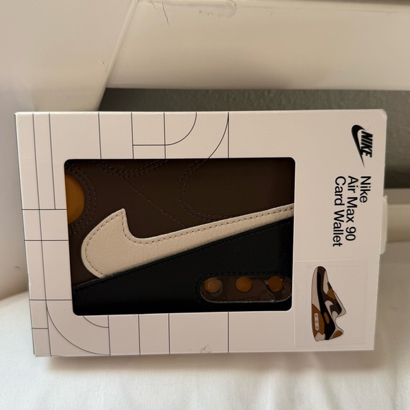 Nike Other - NEW Nike Air Max 90 Card Wallet in Brown and Black
